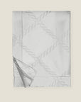 Ori Treccia duvet cover folded in sterling