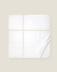Treccia quiltino white/beige