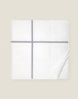 Treccia quiltino white/navy
