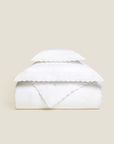 Treccia duvet cover stack white/white