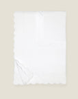 Treccia duvet cover white/white folded