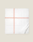 Treccia Quiltino white/orange