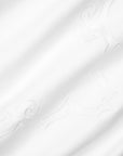 Marrakesh pique white/white blanket cover texture