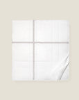 Treccia Quiltino white/sterling
