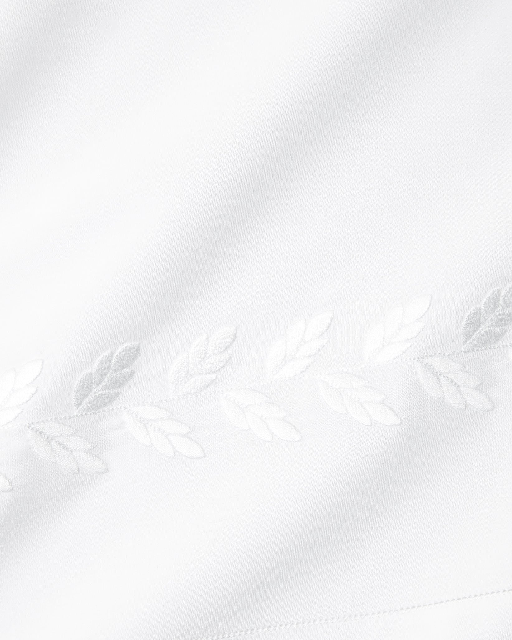 Federico pillowcase in white/white texture