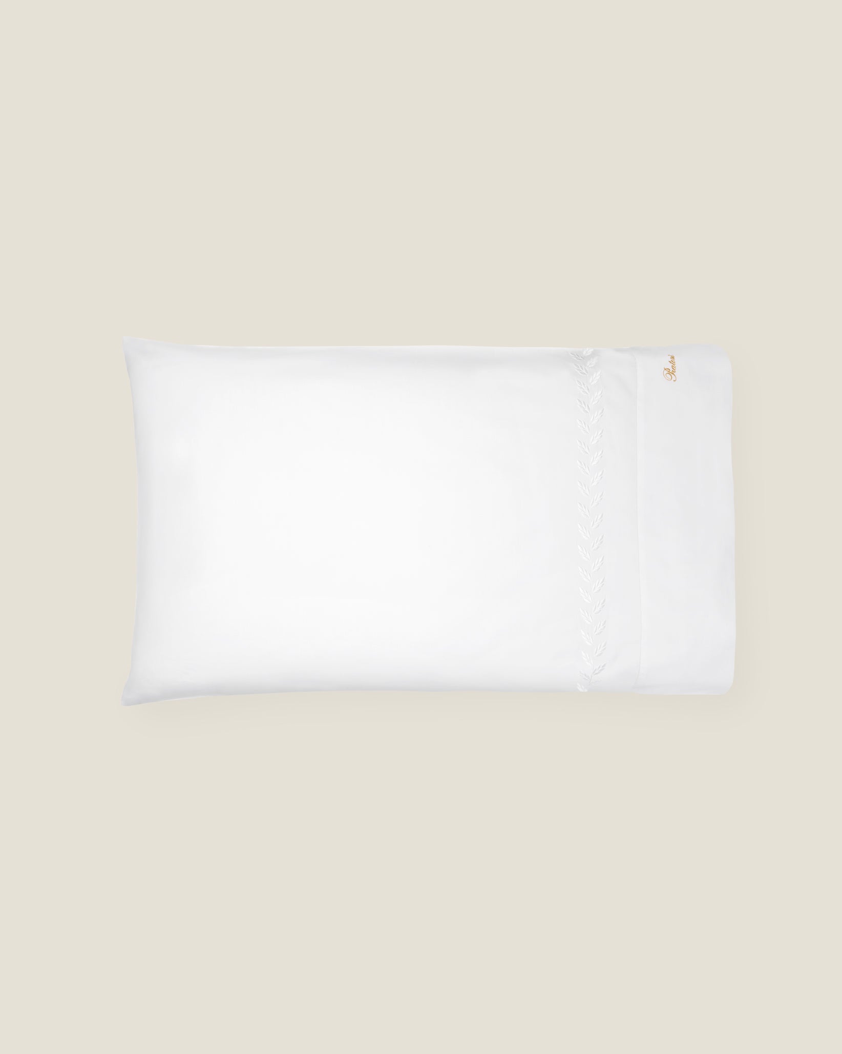 Federico pillowcase in white/white