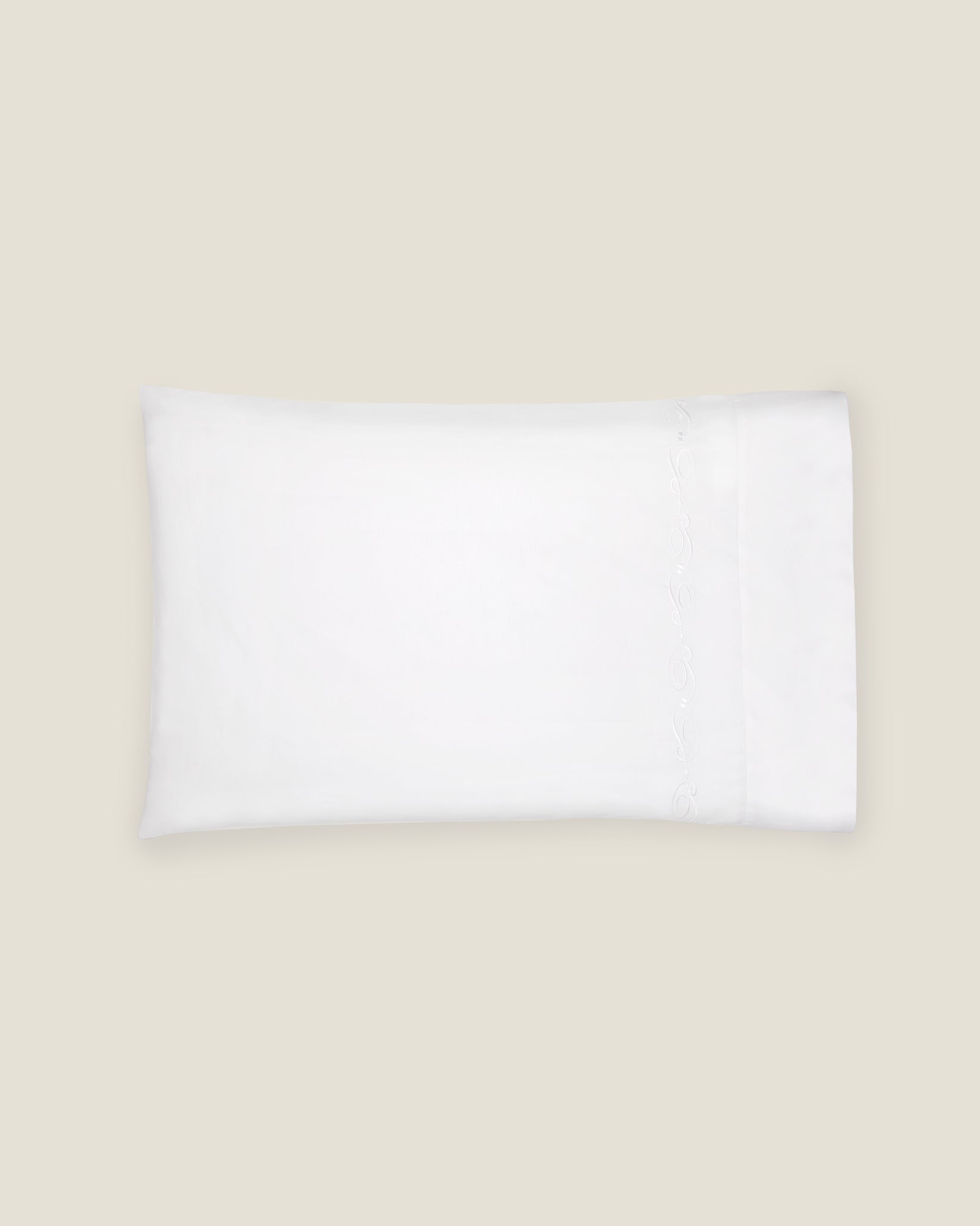 Icona pillowcase in white/white