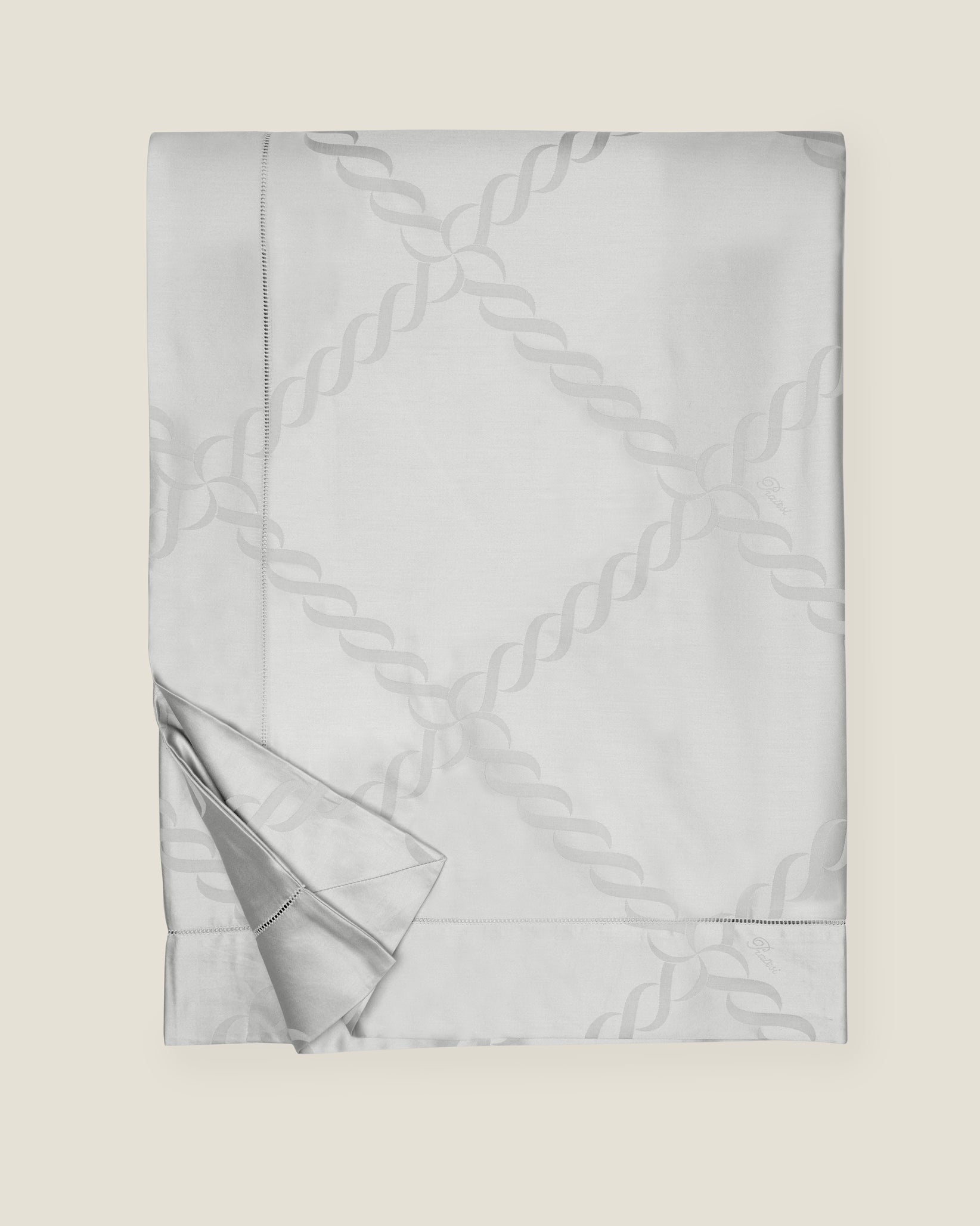 Ori Treccia duvet cover folded in sterling