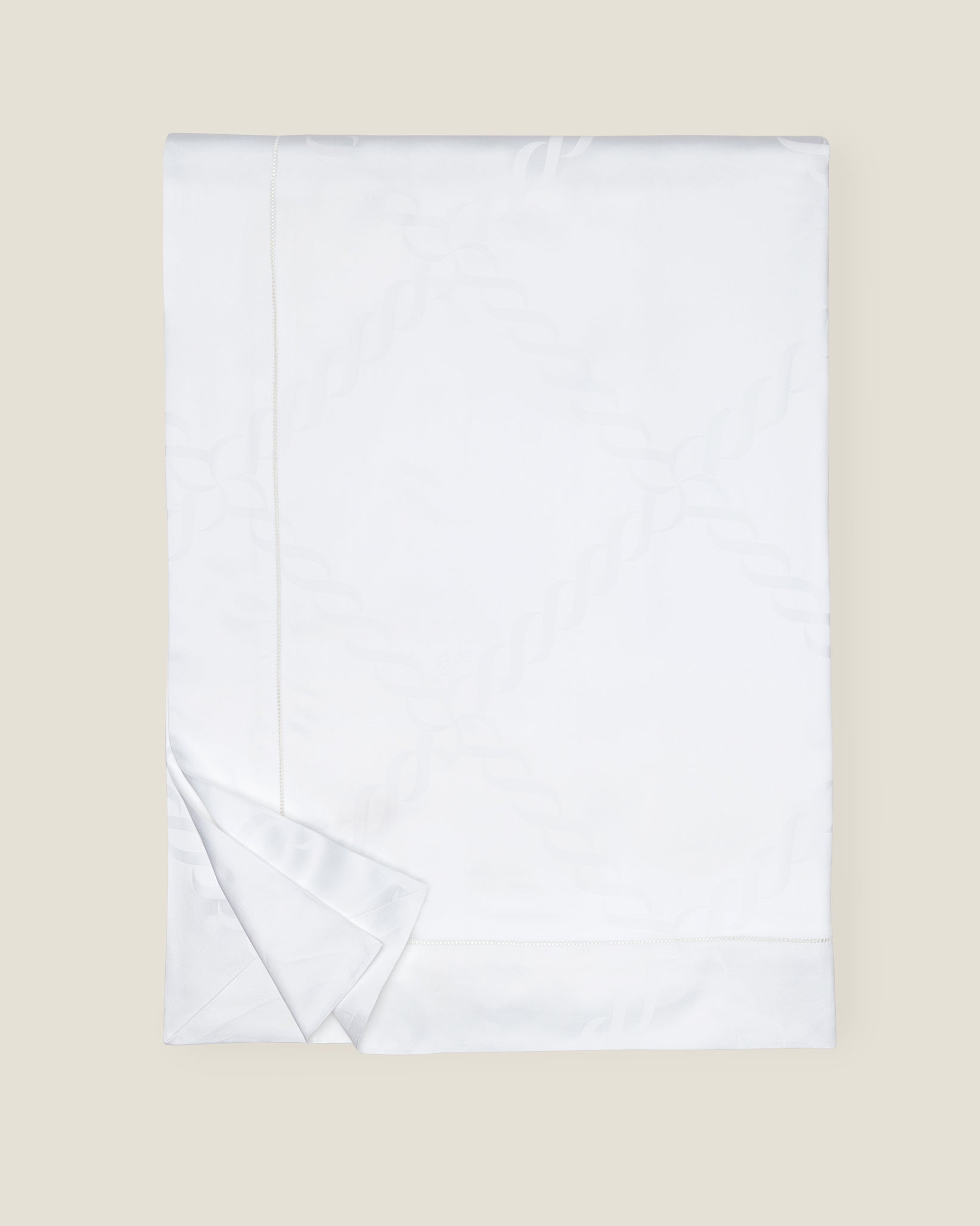 Ori Treccia duvet cover in white folded