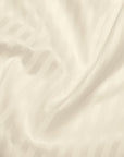 Raso Rigato fitted sheet in beige texture