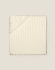 Raso Rigato fitted sheet in beige