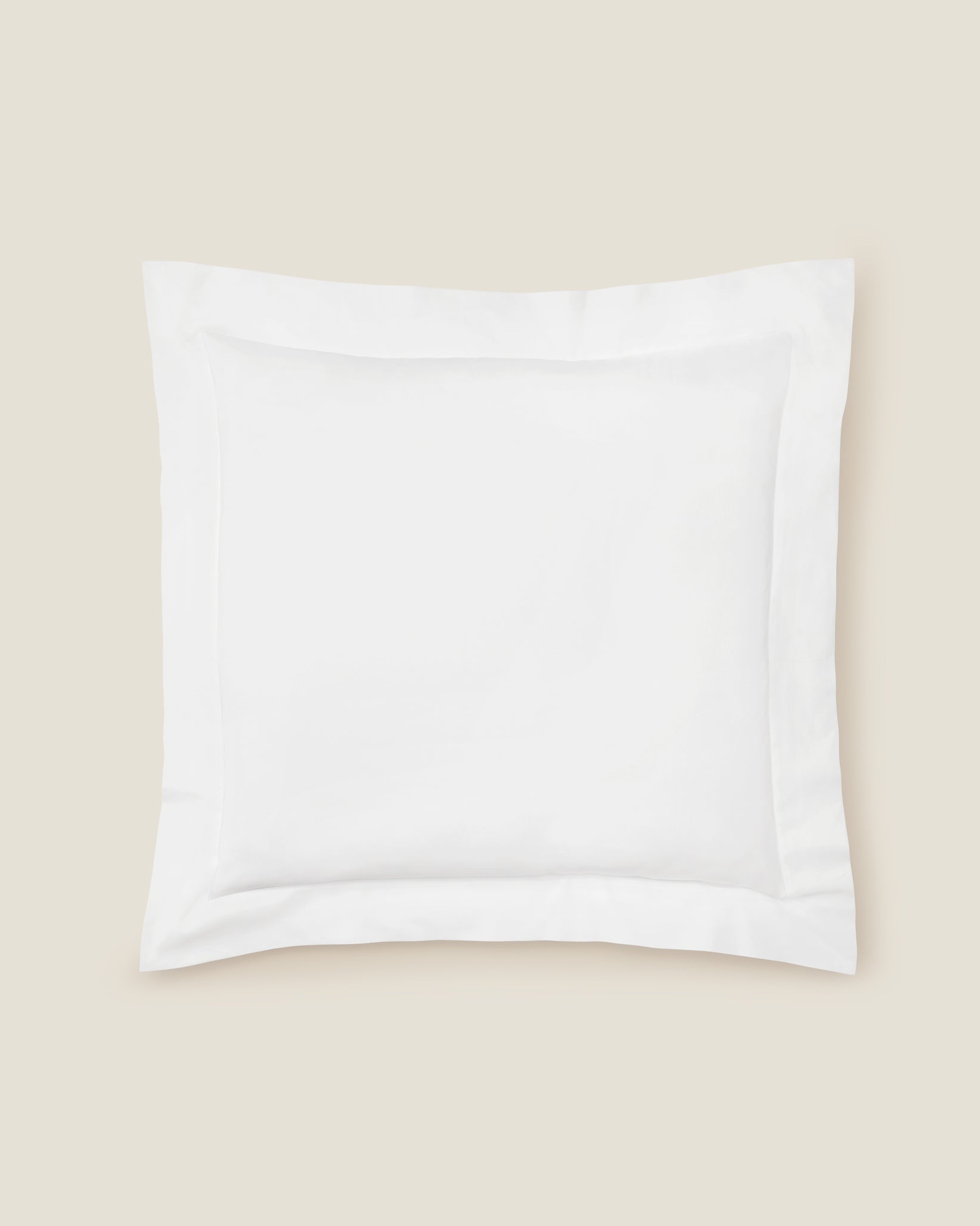 Angel Luxe Euro Sham in white.