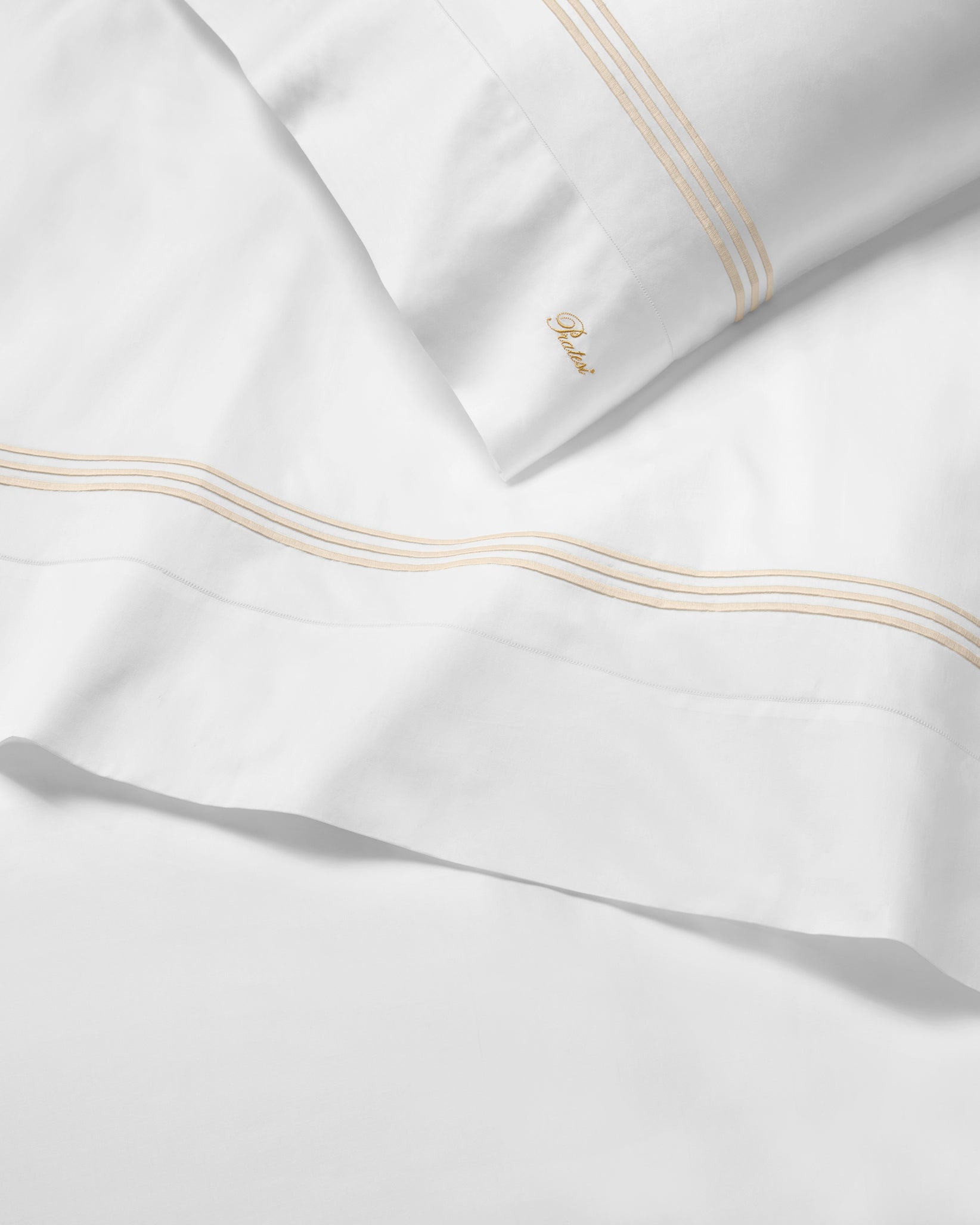 Tre Righe white/beige vignette