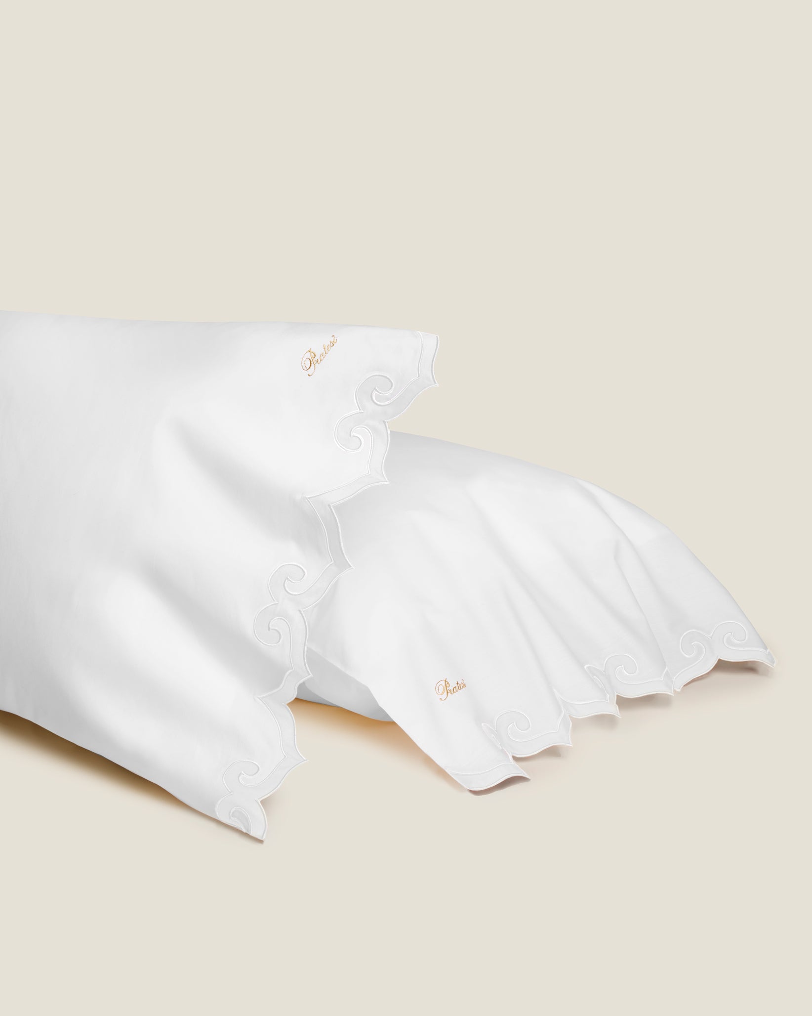 Marrakesh pillowcase pair white/white