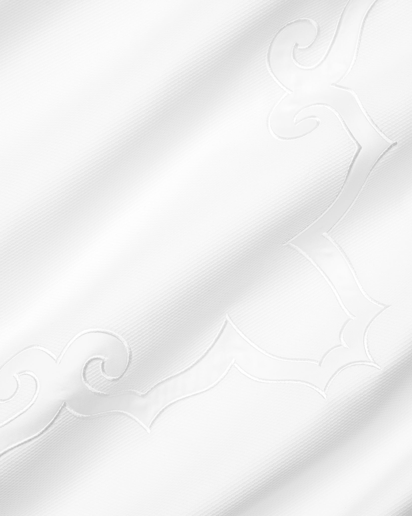Marrakesh white/white sham texture 