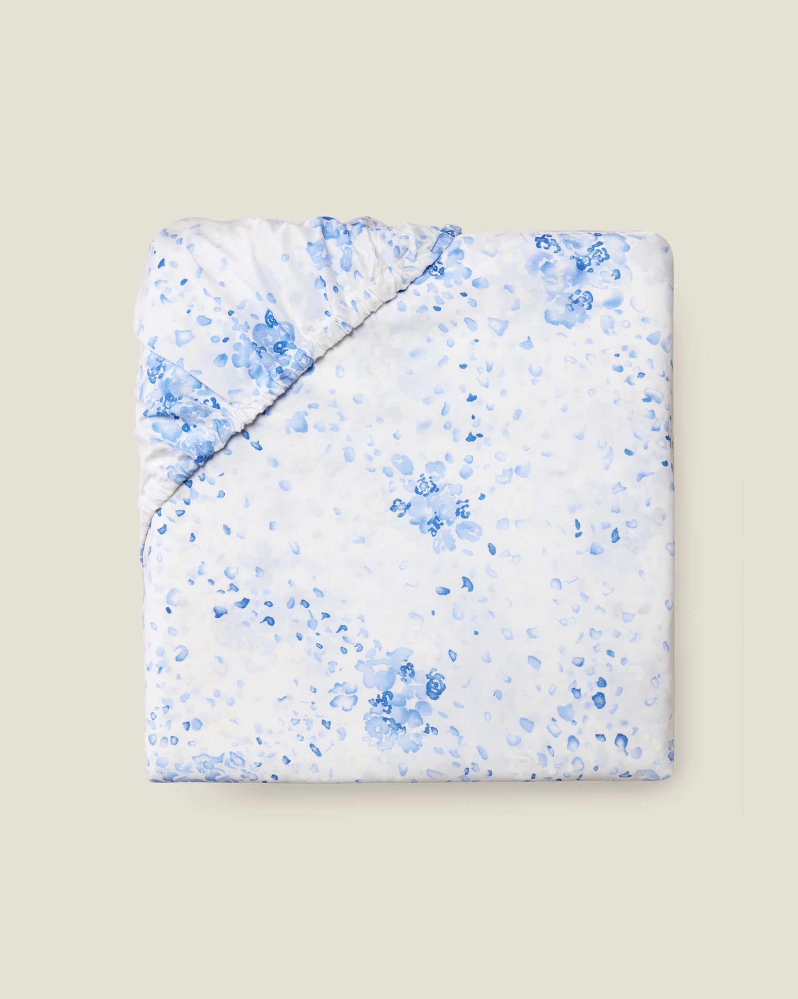 M'ama non M'ama bottom fitted sheet in medium blue