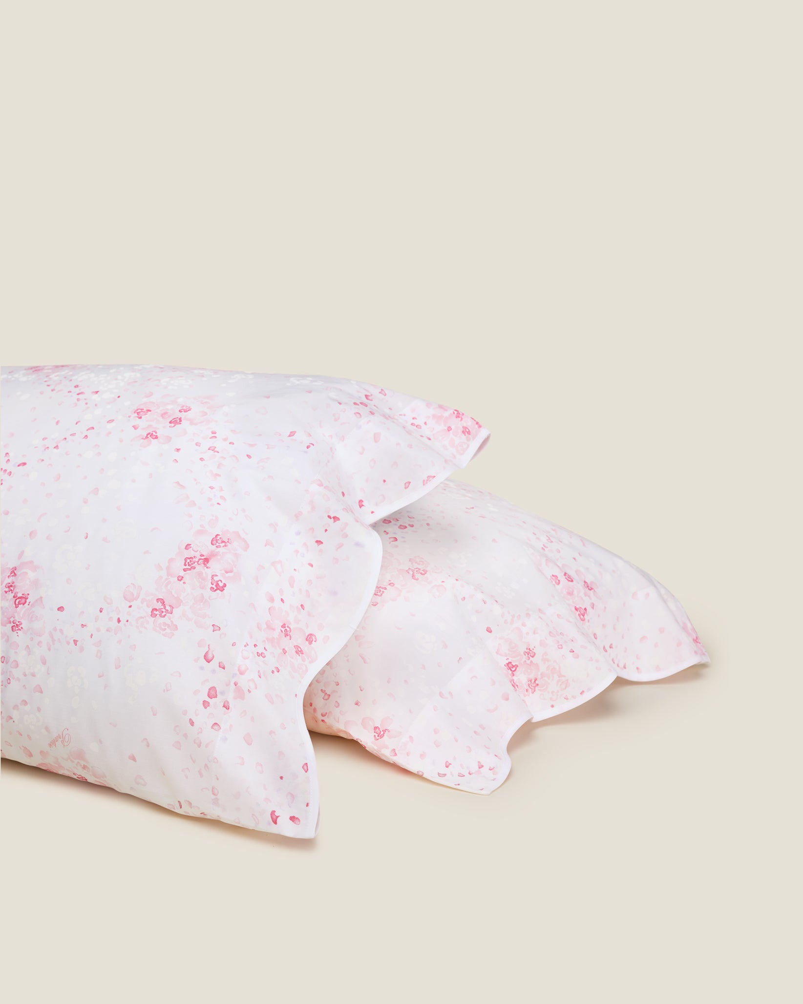 M'ama non M'ama pillowcase pair in pink